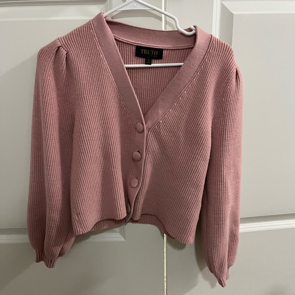 Truth by Republic dusty pink cardigan